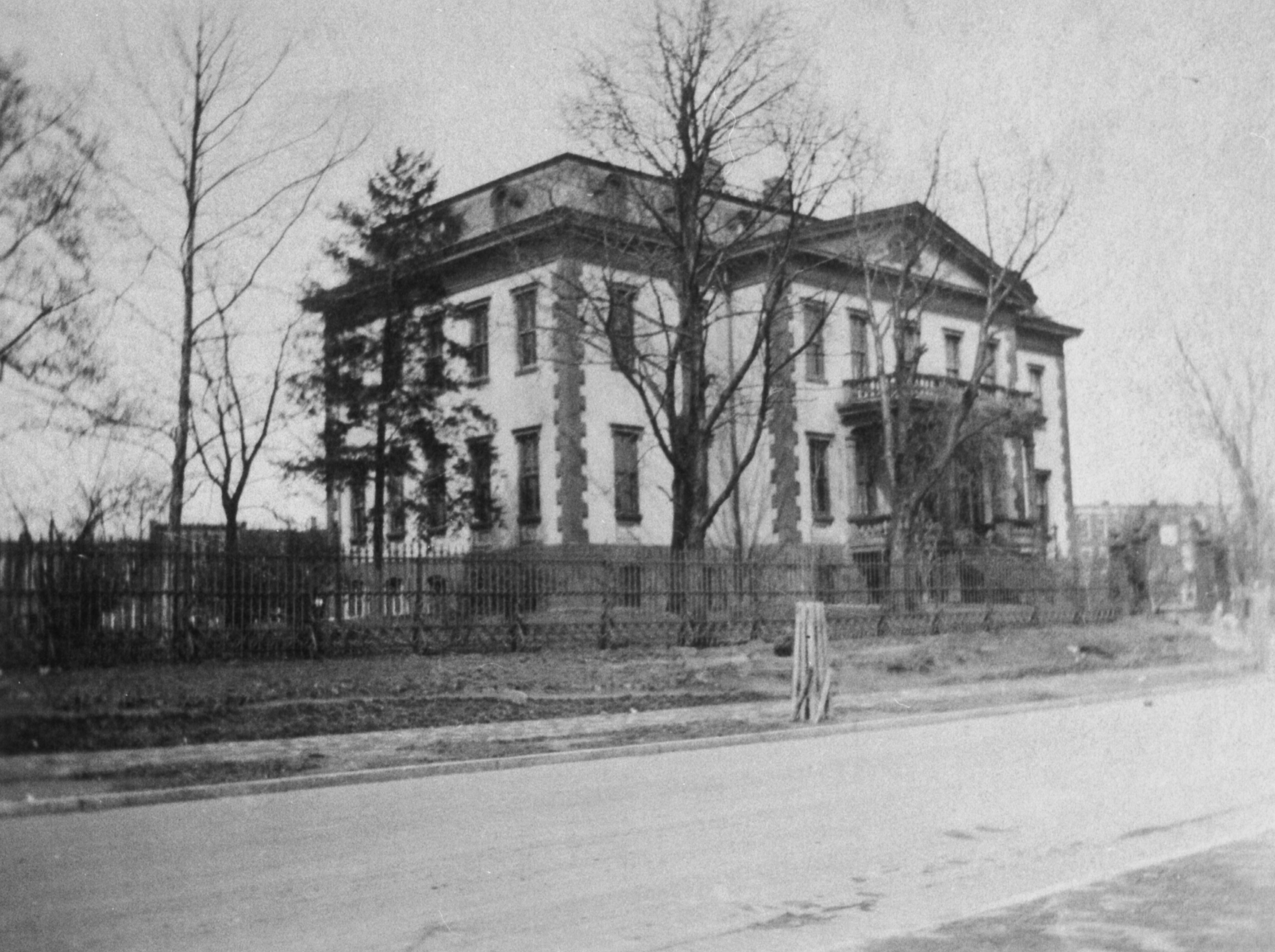 Undated photograph of the of the Old Naval Hospital from the Southwest 