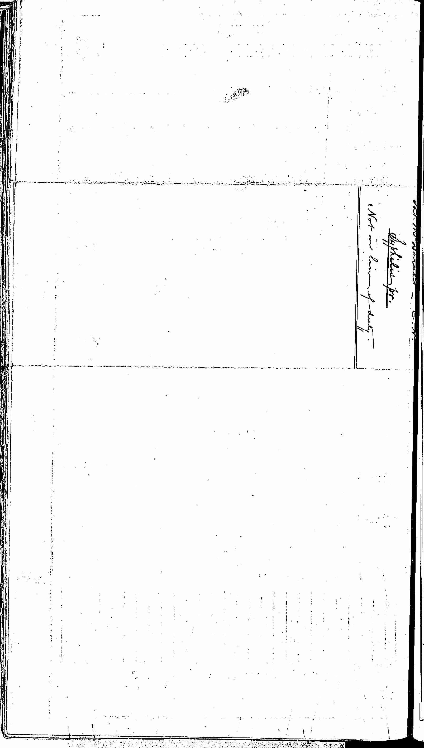 Entry for Patrick McDonald (page 2 of 2) in the log Hospital Tickets and Case Papers - Naval Hospital - Washington, D.C. - 1866-68
