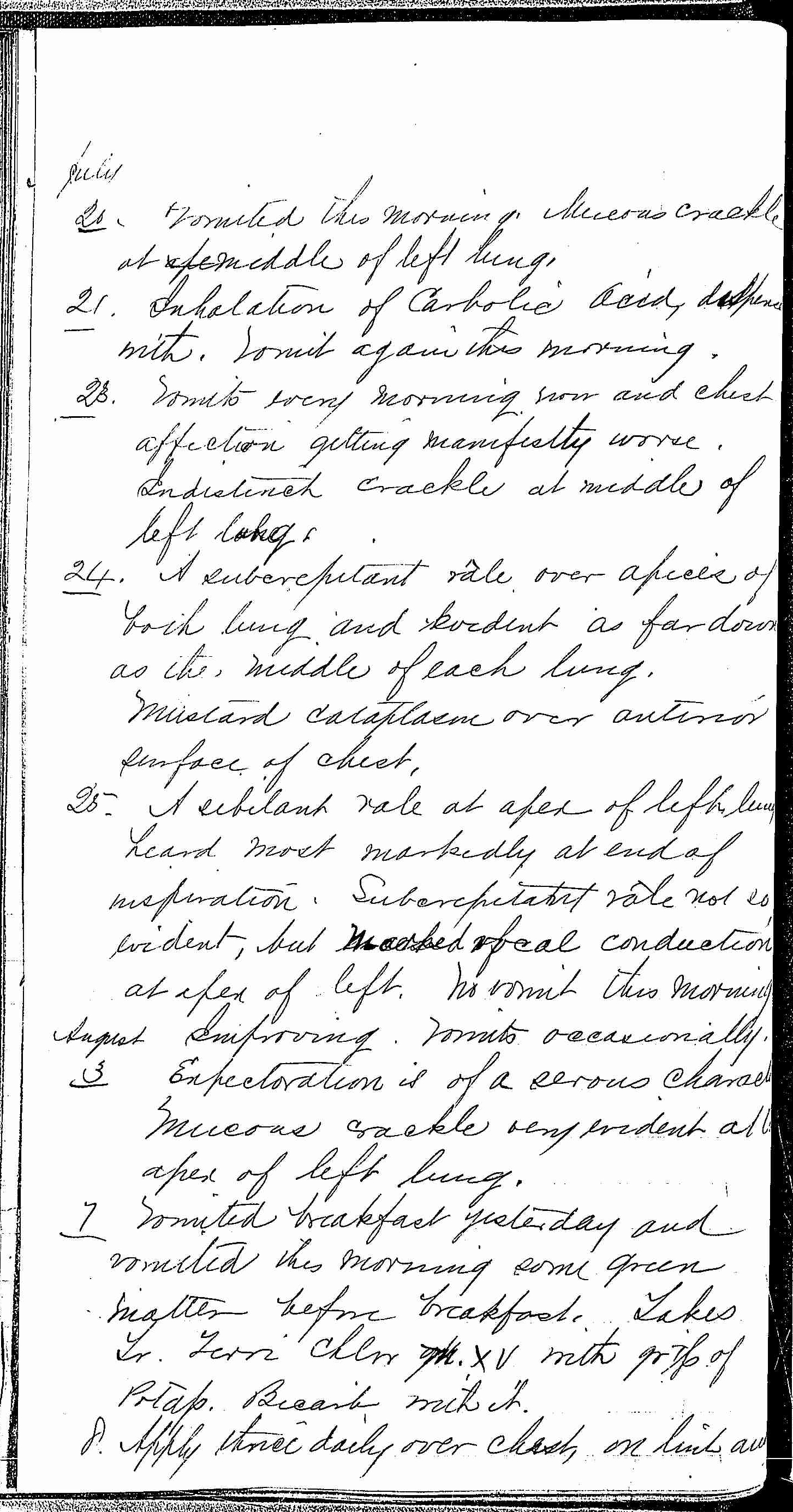 Entry for Hugh Riley (page 30 of 31) in the log Hospital Tickets and Case Papers - Naval Hospital - Washington, D.C. - 1868-69