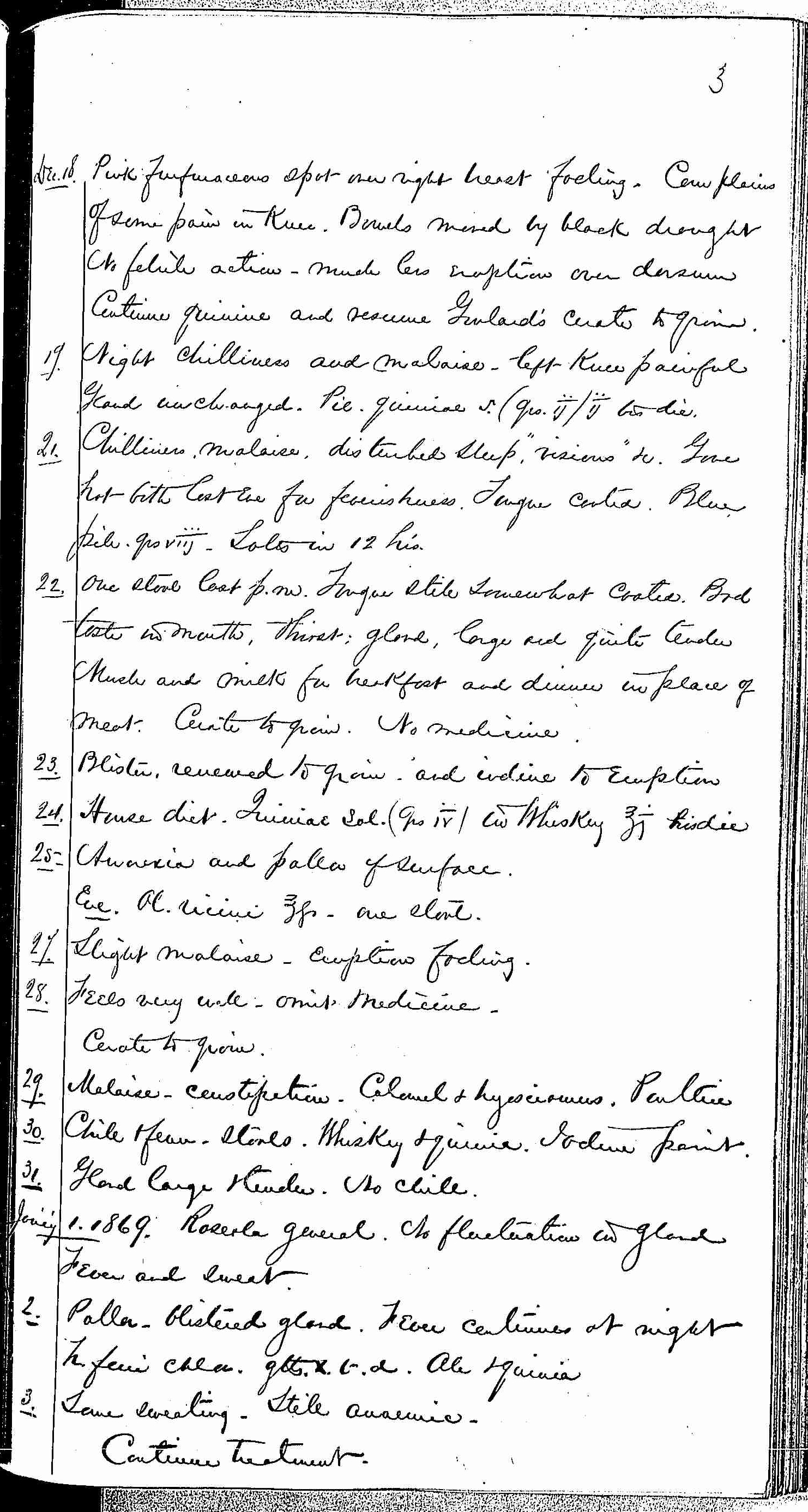 Entry for Eugene Smith (page 3 of 6) in the log Hospital Tickets and Case Papers - Naval Hospital - Washington, D.C. - 1868-69