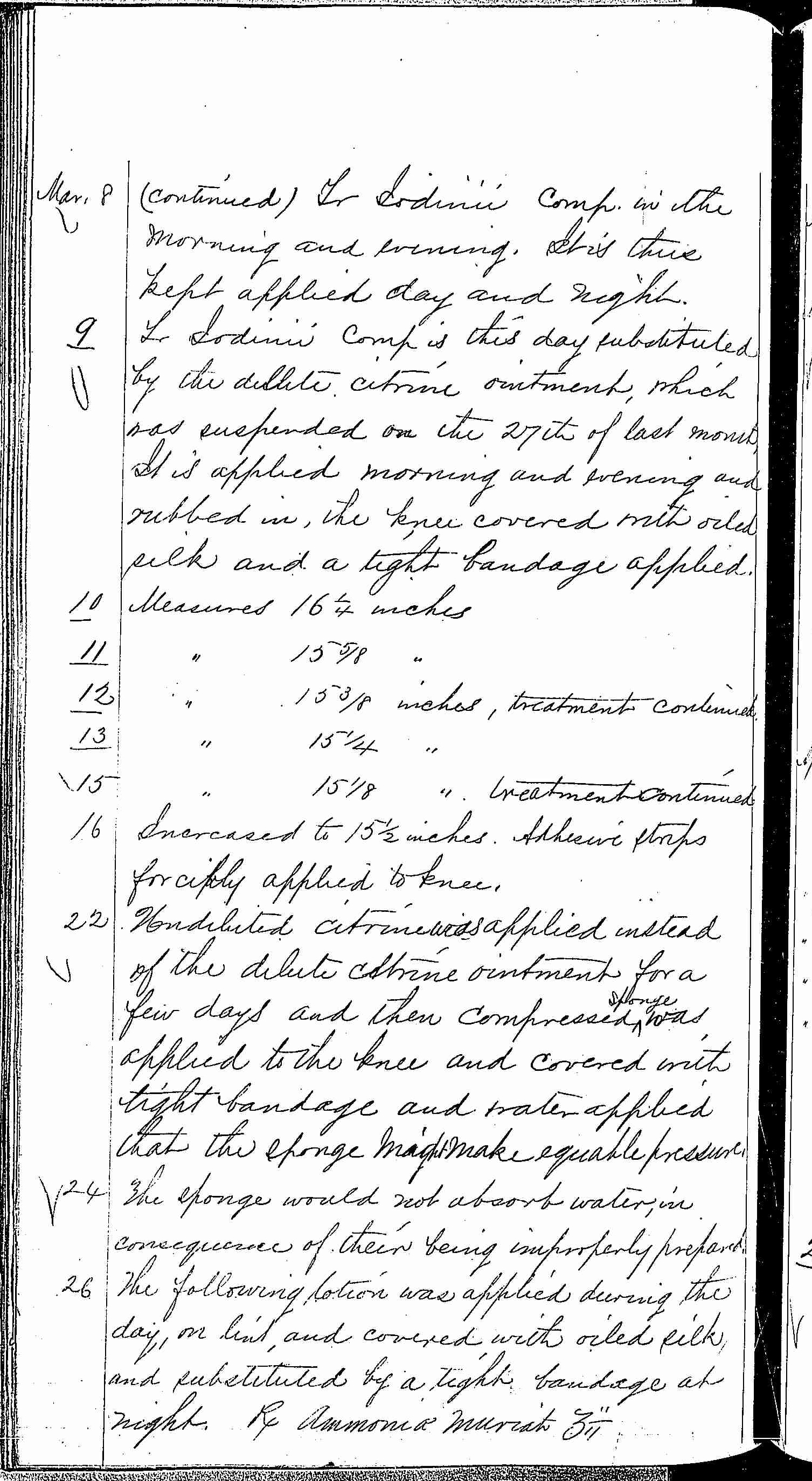 Entry for Henry James (page 4 of 8) in the log Hospital Tickets and Case Papers - Naval Hospital - Washington, D.C. - 1868-69