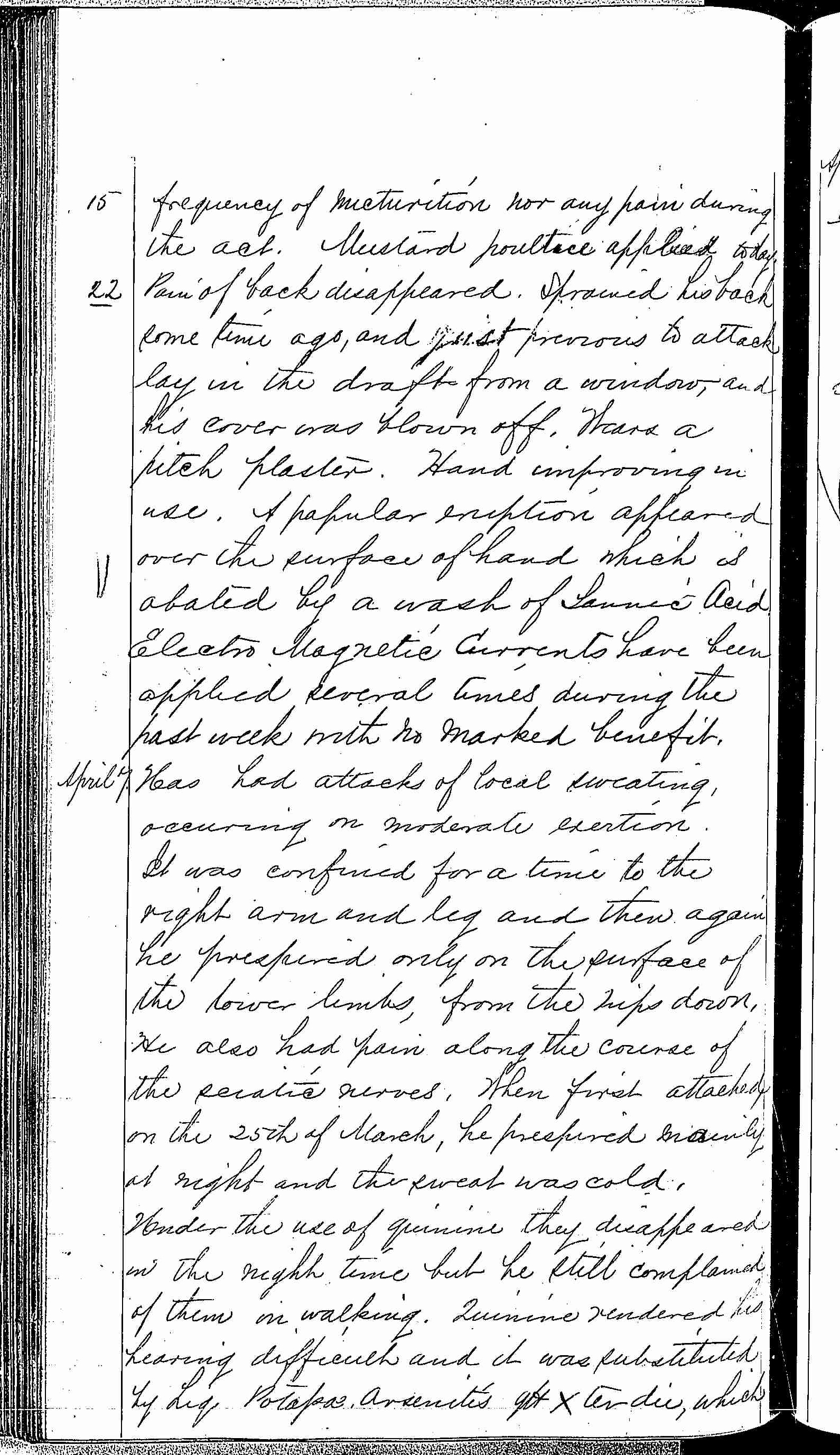 Entry for James Lockrey (page 4 of 5) in the log Hospital Tickets and Case Papers - Naval Hospital - Washington, D.C. - 1868-69