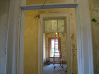 First Floor - Primed Door Frames East Room - September 8, 2010