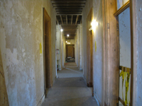 First Floor - Looking East Down Central Corridor - September 8, 2010