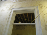 First Floor - Northwest Room Transom Detail - September 17, 2010