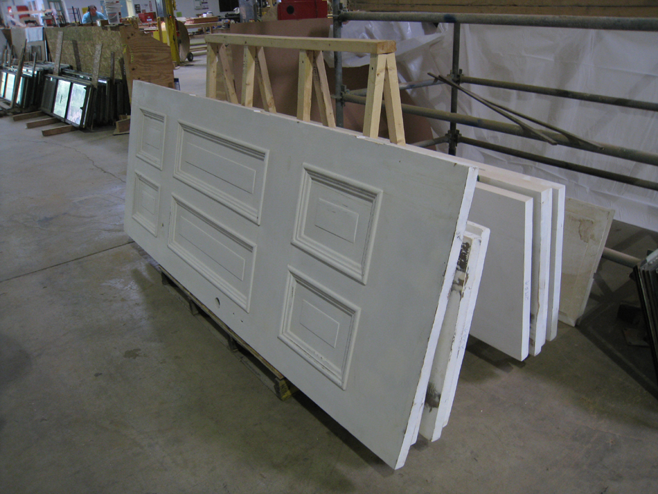 Doors and Windows -- SRS Corp. -- repaired and primed doors.