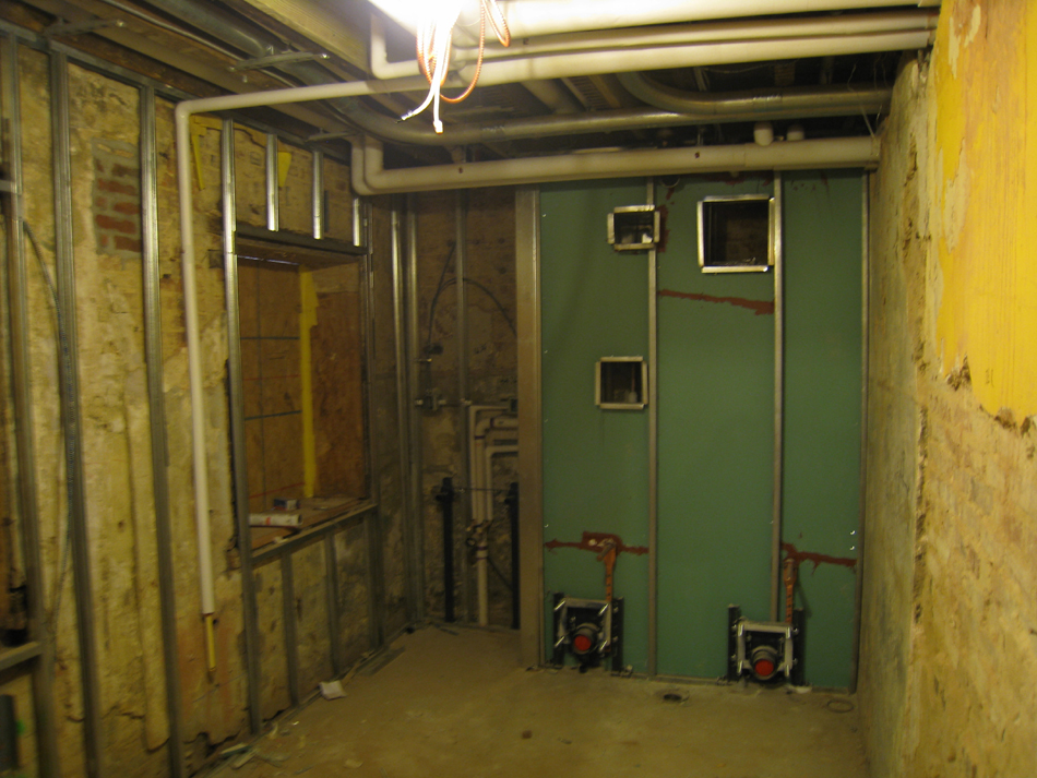 Ground Floor--Bathroom just east of north door - December 28, 2010