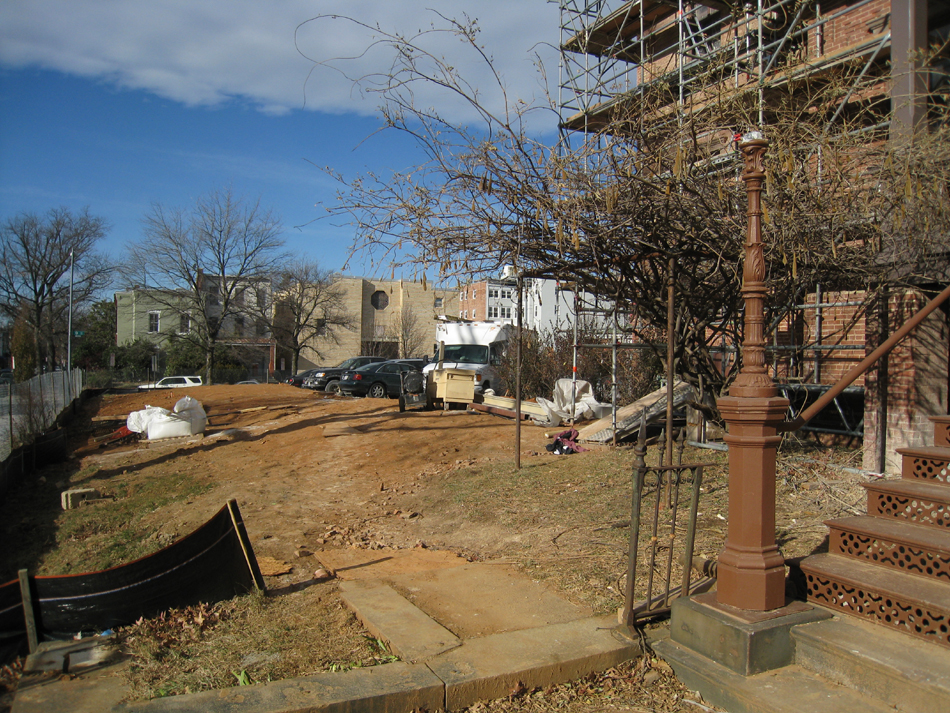 Grounds--Looking west from south entrance - December 28, 2010