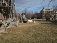 Grounds--Looking north from south east corner - December 28, 2010
