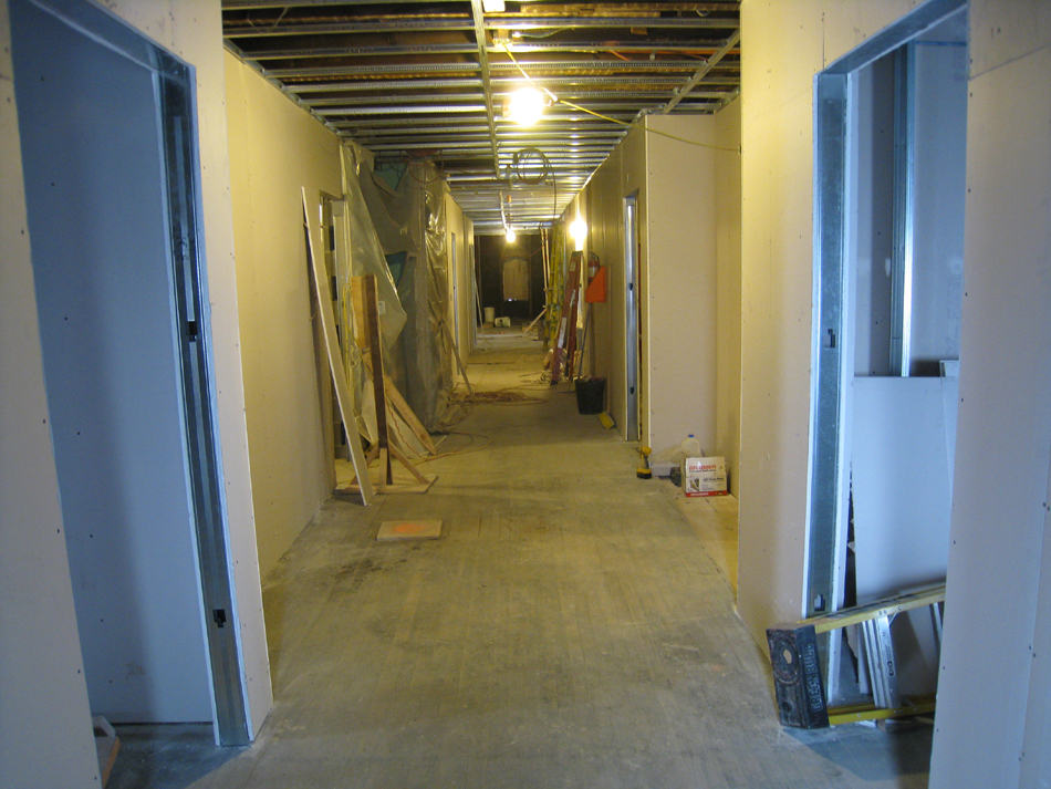 Third Floor--Corridor from west end looking east - January 7, 2011