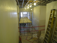 First Floor--Looking south towards the south entrance - February 1, 2011