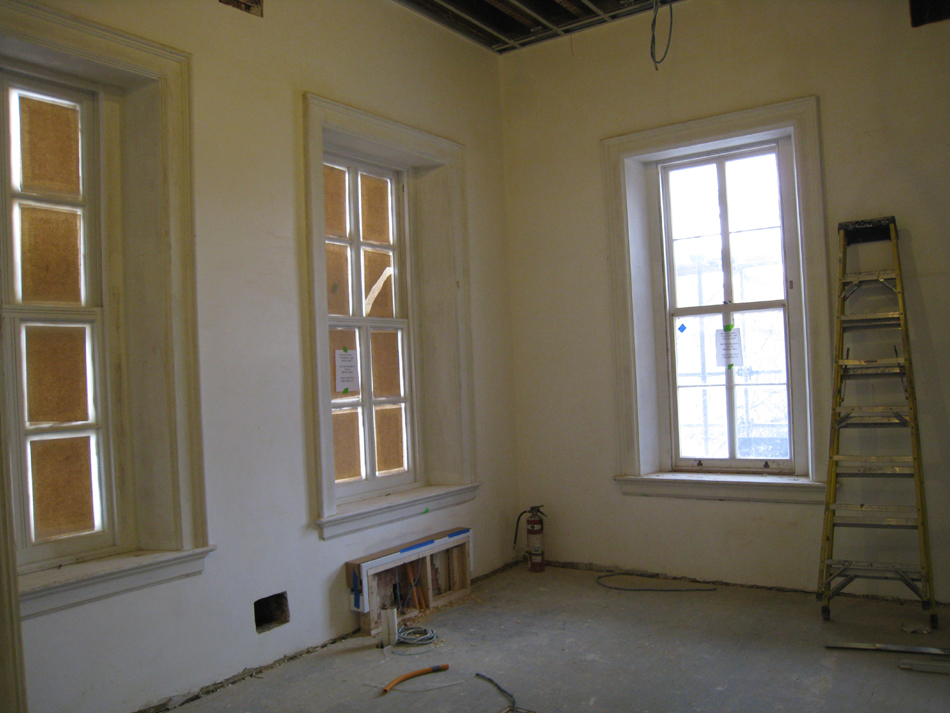 First Floor--Southeast corner room - February 18, 2011