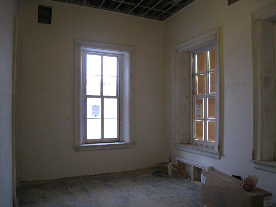 First Floor--Southwest corner room - February 18, 2011