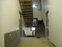 Second Floor--View in corridor to central stairs - February 18, 2011