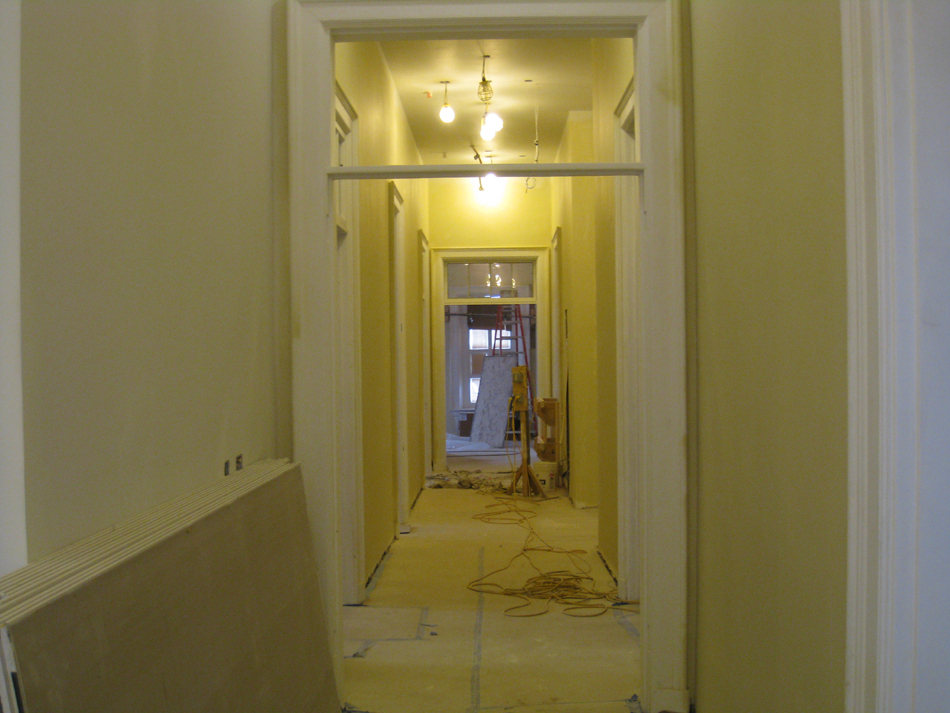 Second Floor--Corridor looking west from east end - March 30, 2011