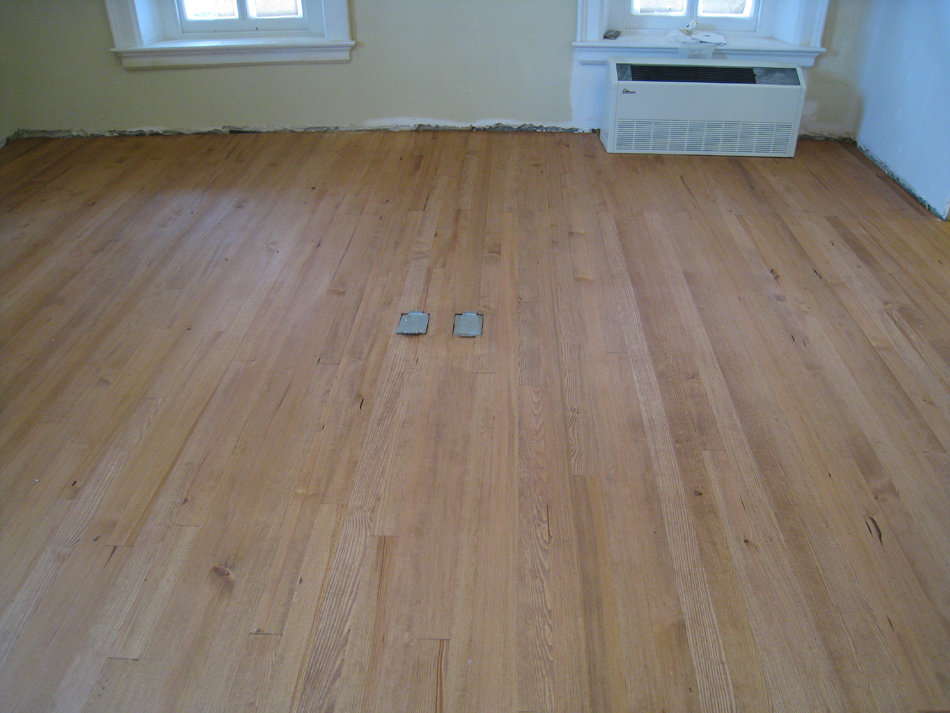 Second Floor--Northwest corner room with new flooring (to match original) - April 9, 2011