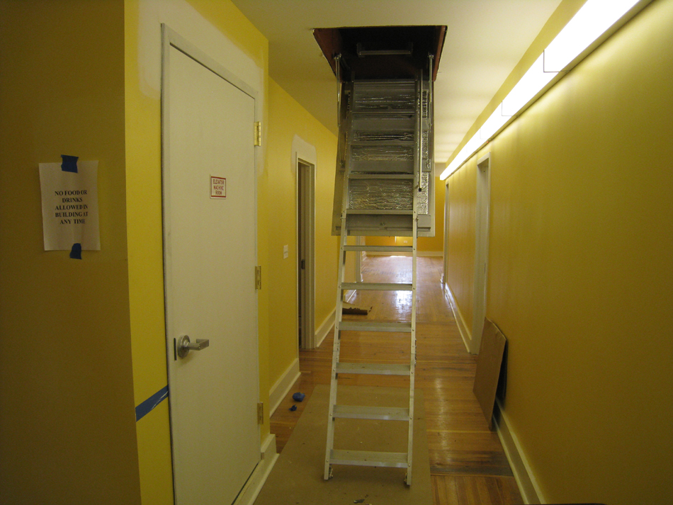 Third Floor--Stair to attic and roof - June 10, 2011