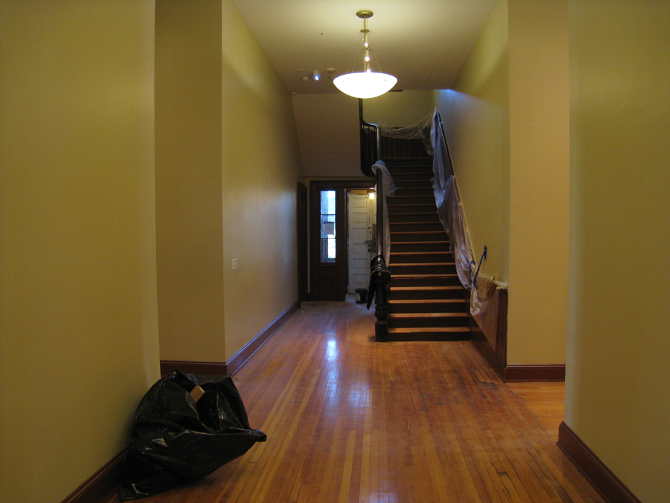 First Floor--Corridor looking north to main staircase - June 29, 2011
