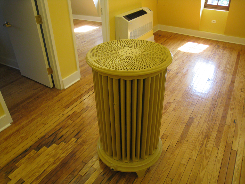 Third Floor--Finished room--Refurbished original radiator - July 18, 2011