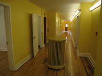 Third Floor--Finished room--Corridor west looking east - July 18, 2011