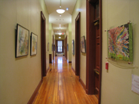 First Floor--West corridor looking east - November 16, 2011